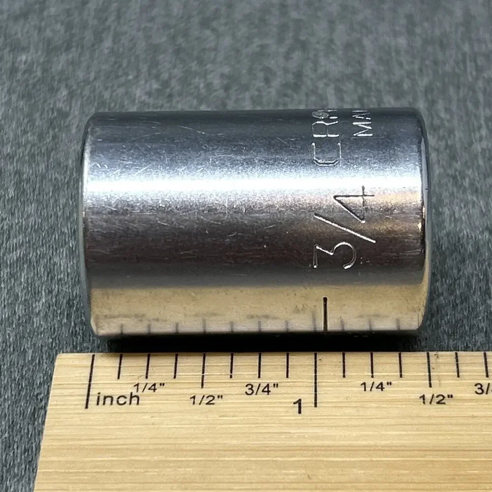 Craftsman 3/4” 12 Point Socket 1/2” Drive VV-47508 Made In USA